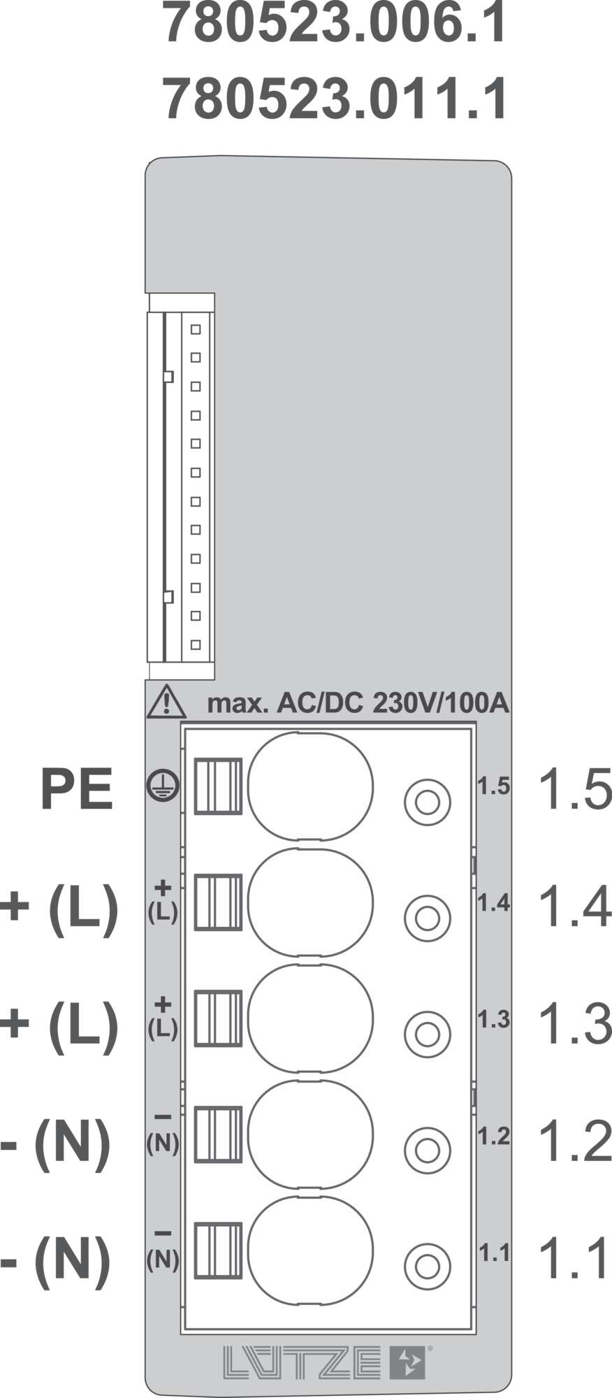 Housing|LCOS|Supply set BUS|57.5 mm
