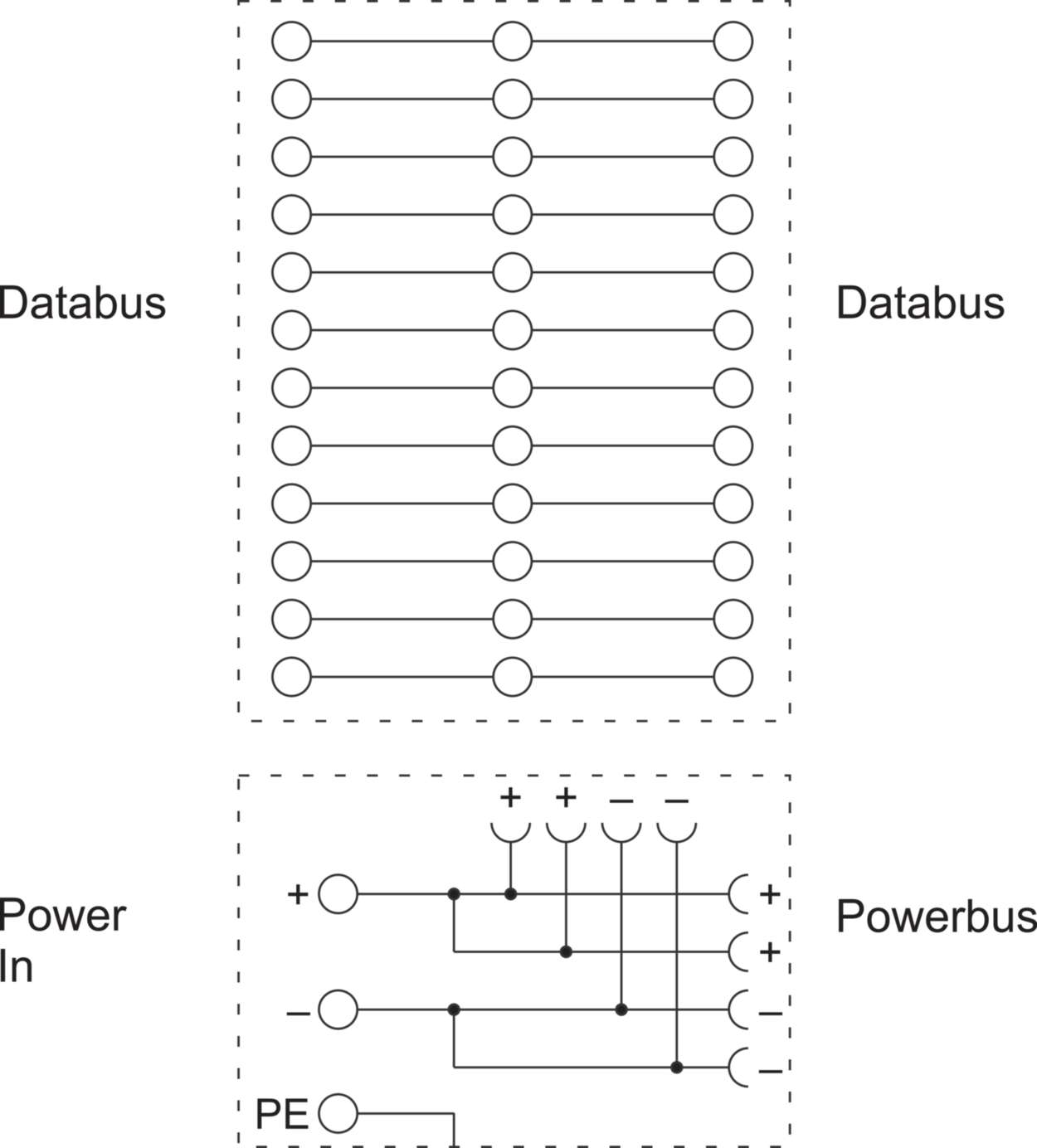 Housing|LCOS|Supply set BUS|57.5 mm
