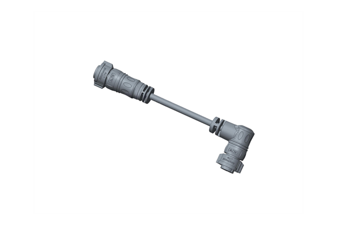 AB-BD06FR-BDBL-QD003 X-Lok Push Lock Connector
