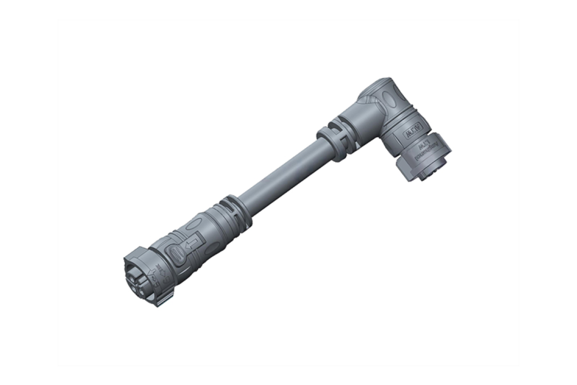 AB-CB06FL-CBFR-QD004 X-Lok Push Lock Connector
