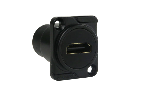 AC-HDMI-RRB HDMI Data ChassisMounts, DType, Black Finish. Comparable part no: NAHDMI-W-B