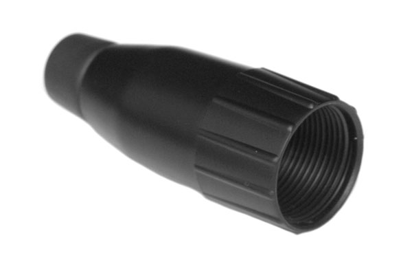 AC-NUT-J-BLK Backshell for AC Series, Black, 100 Pack