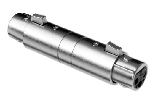 AC3F3FW 3 Pole XLRMetal Shell In Line Adapter, FemaleTo Female, Pre-wired, Nickel Finish. Comparable part no: NA3FF