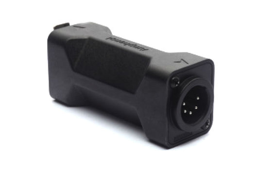AC5F5MDW 5 Pole D Shell Adapter,MaleTo Female, Black Finish