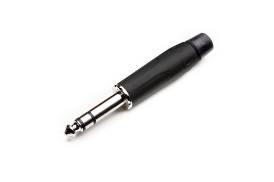 ACPS-KB-AU 1/4" Stereo Straight Plug,Musician Range II, Gold Contacts, Black Finish, Diecast Shell