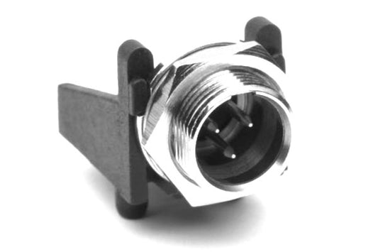 AG5MCCH 5 PoleMini XLR  ChassisMount,GTYPE,Male,Machined Contacts, Horizontal PCB, Nickel Finish