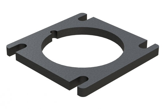 AHD10-6-GKT Gasket for 6 Position Receptacle, AHD Series, Black