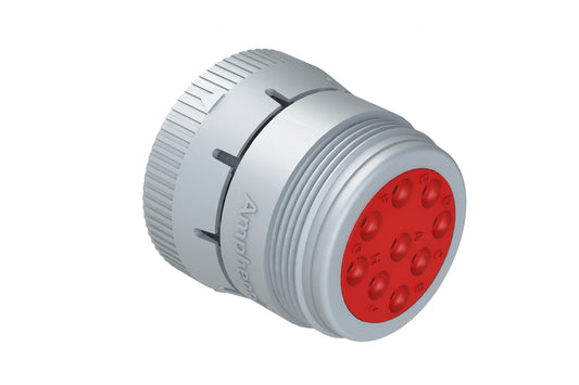 AHD16-9-96S 9 Position Plug, Female Connector with Threaded Rear. HD16-9-96S