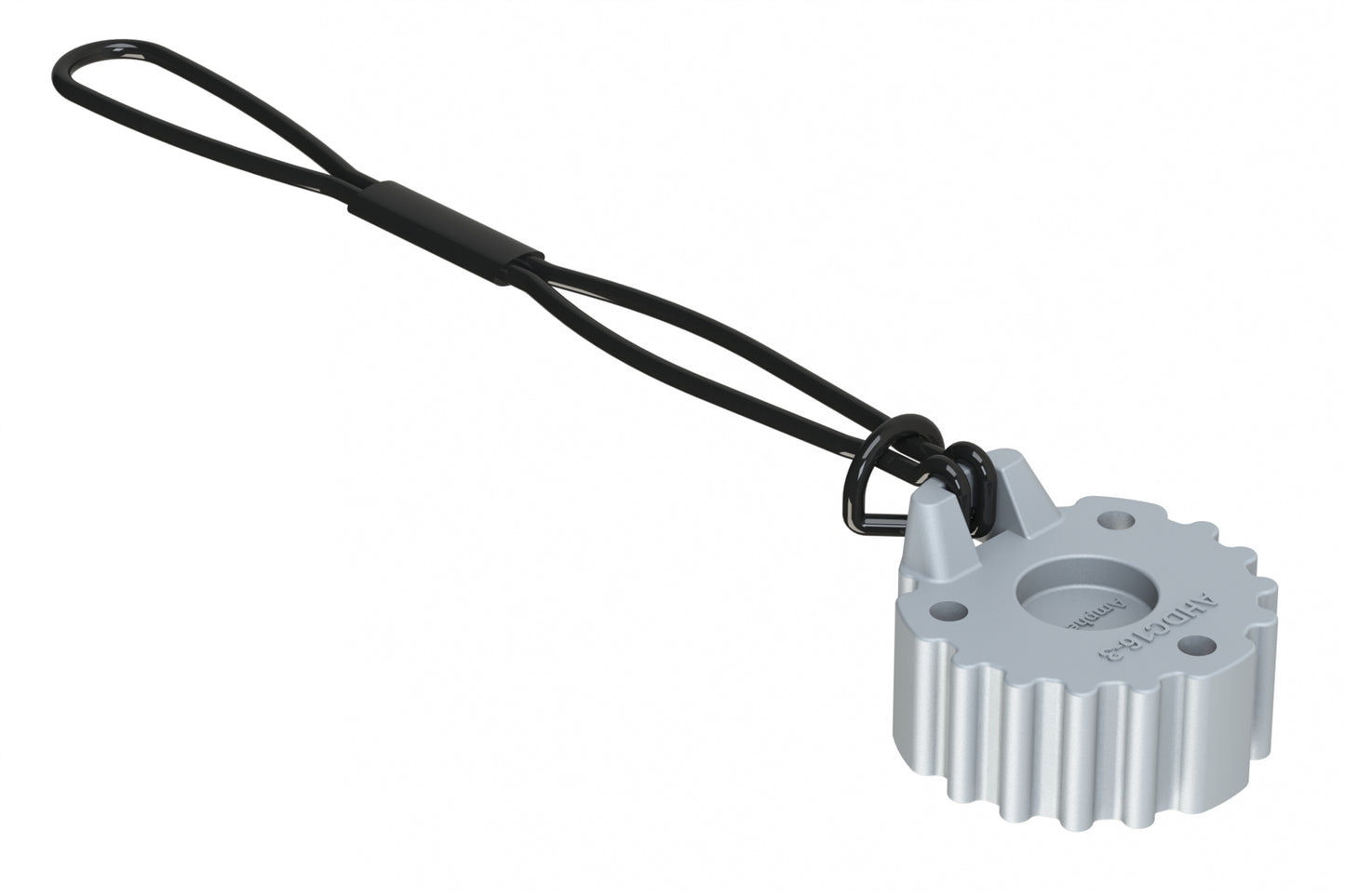 AHDC16-3-JDL Protective Cap for 3 Position Receptacles, with Lanyard, AHD Series, Grey