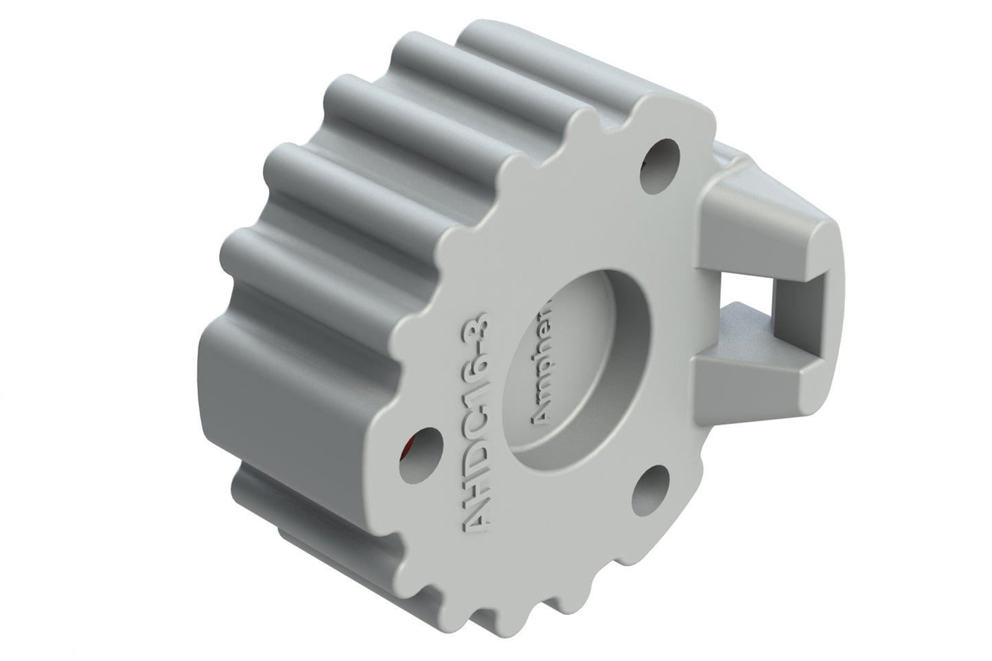 AHDC16-3 Protective Cap for 3 Position Receptacles, AHD Series, Grey