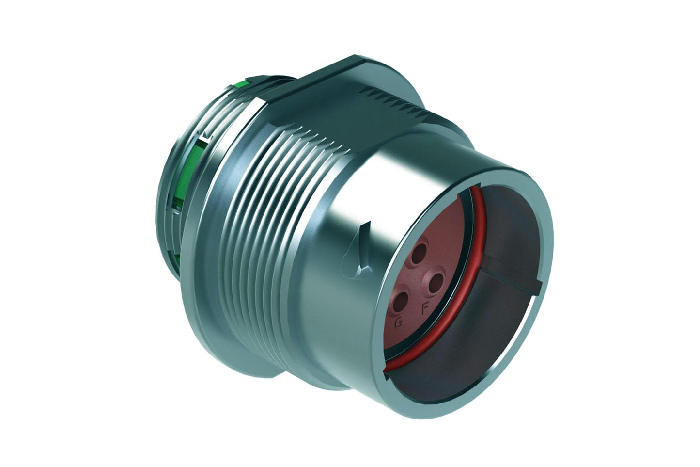 AHDM04-18-08PN 8 Position Receptacle, Pin, Shell Size 18, Standard Seal, Wide Thread. HD34-18-8PN
