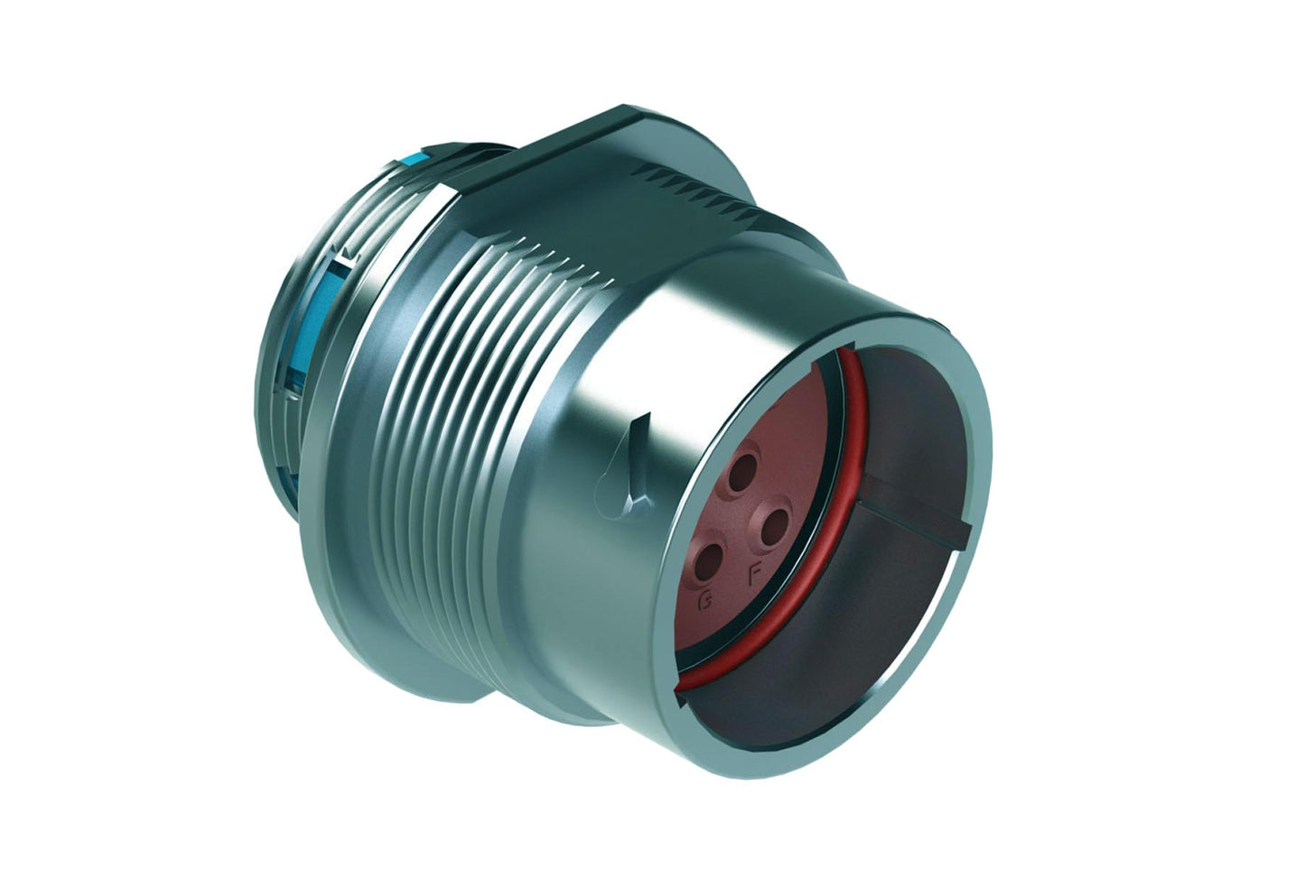 AHDM04-18-08PR 8 Position Receptacle, Pin, Shell Size 18, Reduced Diameter Seal, Wde Thread. HD34-18-8PE