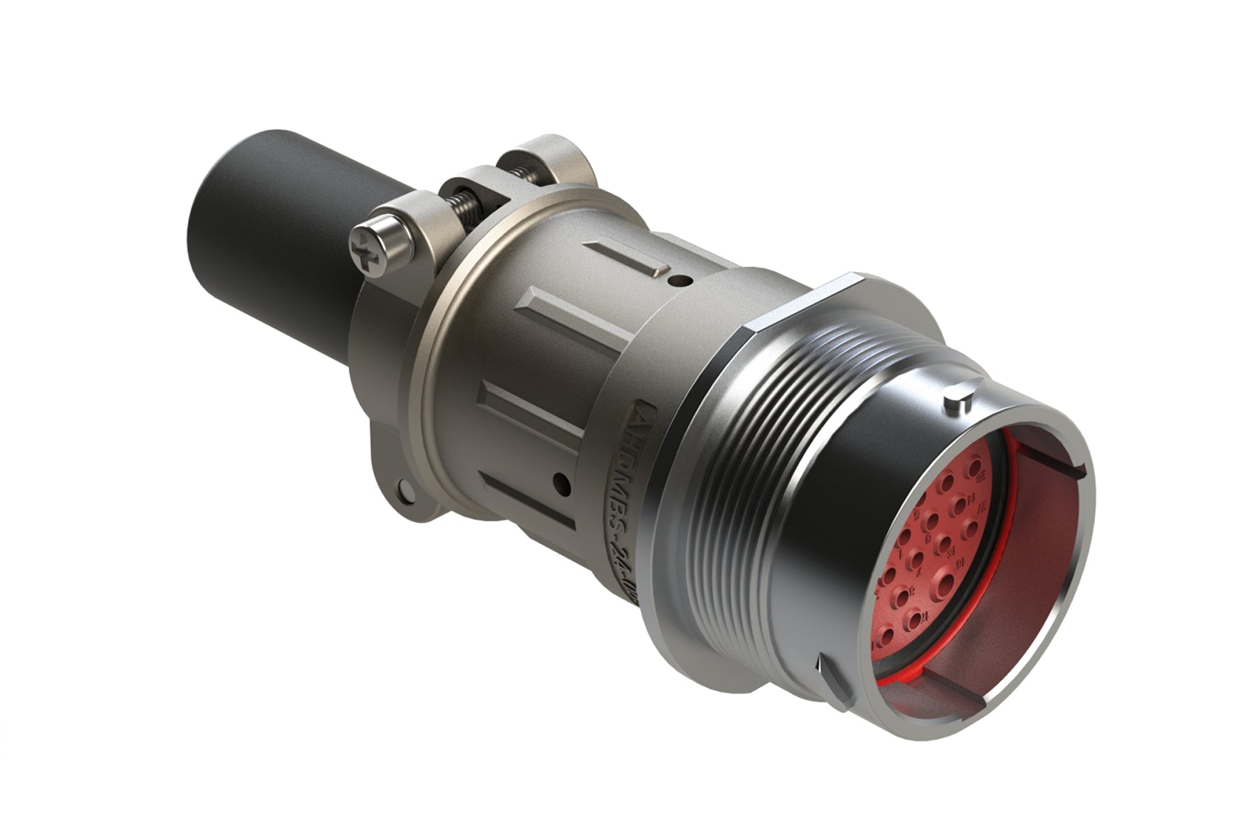 AHDM04-24-27PR-059 27 Position Receptacle Kit, Shell Size 24, Pin, Red ...