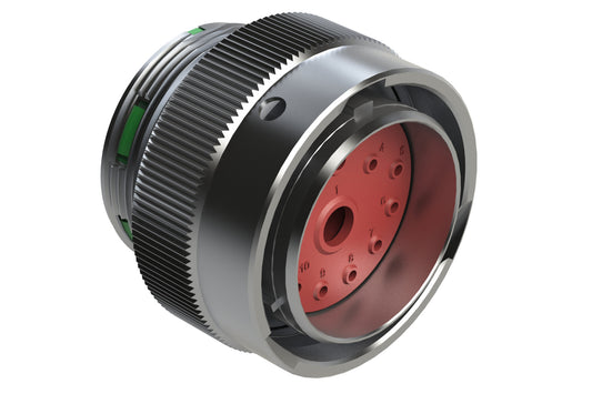 AHDM06-24-14PN 14 Position Plug, Pin, Shell Size 24, Normal Diameter Seal (Green Adapter). HD36-24-14PN