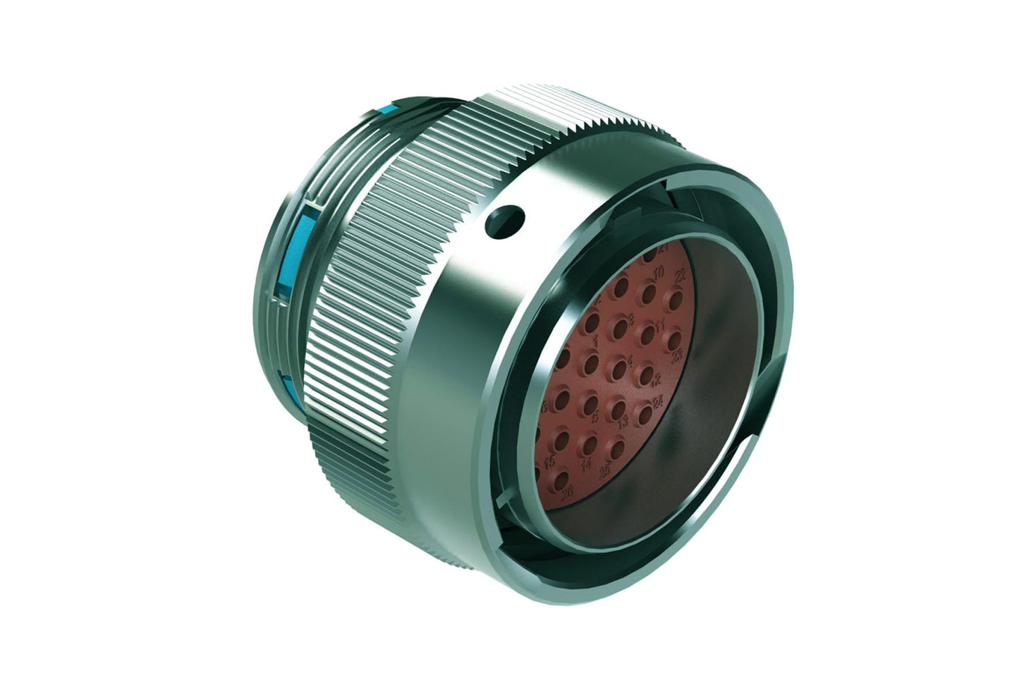 AHDM06-24-31PR 31 Position Plug, Shell Size 24, Pin, Reduced Diameter Seal, Wide Thread. HD36-24-31PE