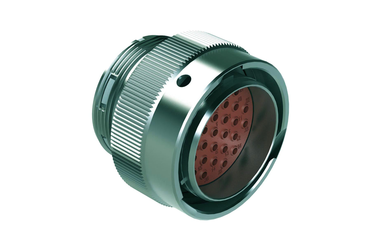 AHDM06-24-31PT 31 Position Plug, Size 24, Pin, thin seal, Wide Thread. HD36-24-31PT
