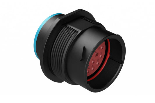 AHDP04-18-20PR-SRA 20 Position Receptacle, Pin, Shell Size 18, Reduced Diameter Seal (Blue Adapter), Smooth Ring Adapter. HDP24-18-20PE