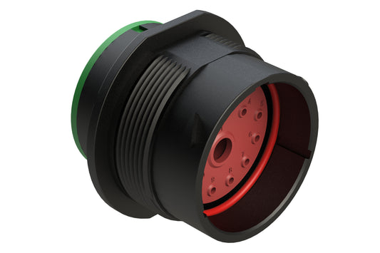 AHDP04-24-14PN-SRA 14 Position Receptacle, Pin, Shell Size 24, Normal Diameter Seal (Green Adapter), Smooth Ring Adapter. HDP24-24-14PN