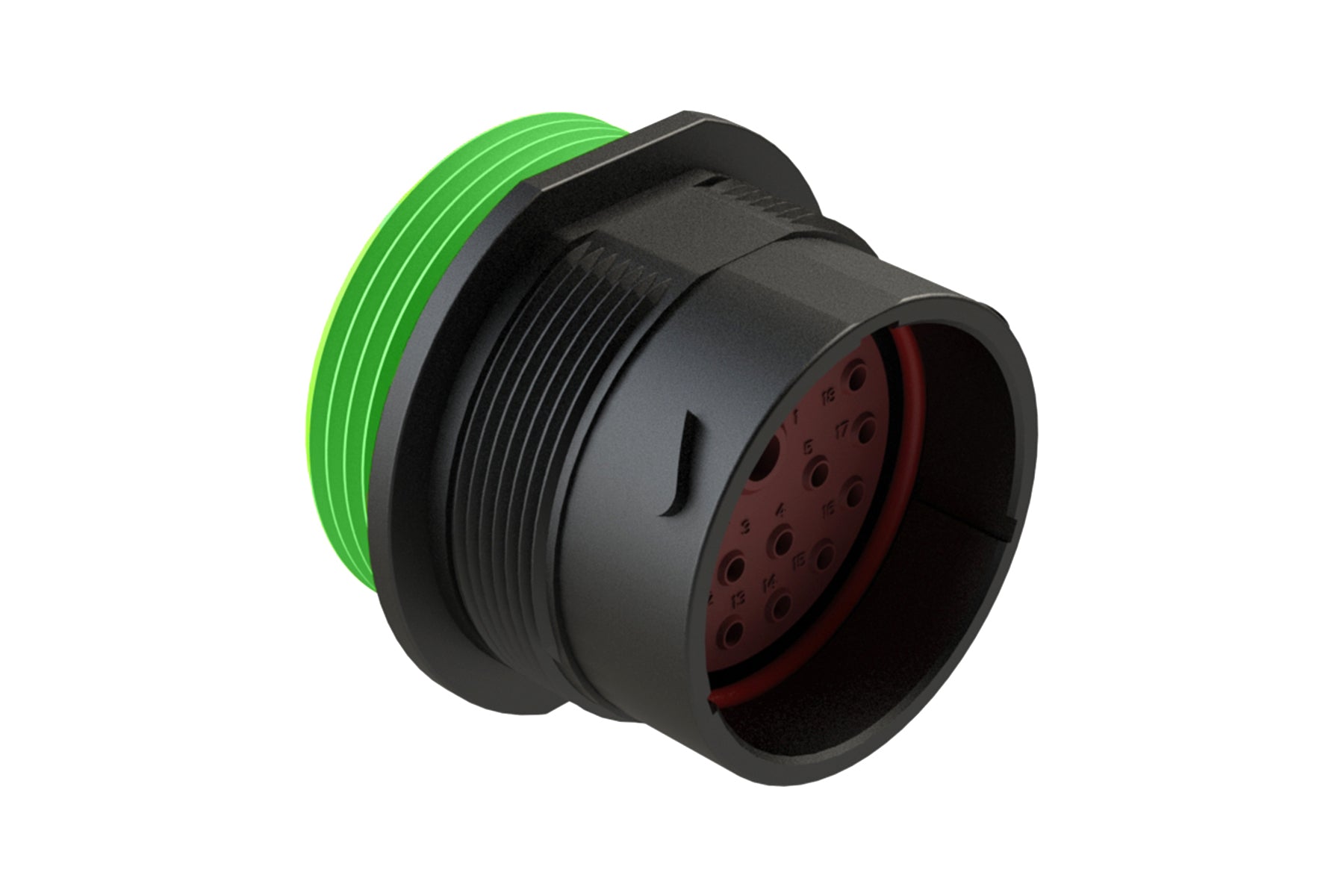 AHDP04-24-18PN-WTA 18 Position, Receptacle, Pin, Shell Size 24, Normal ...
