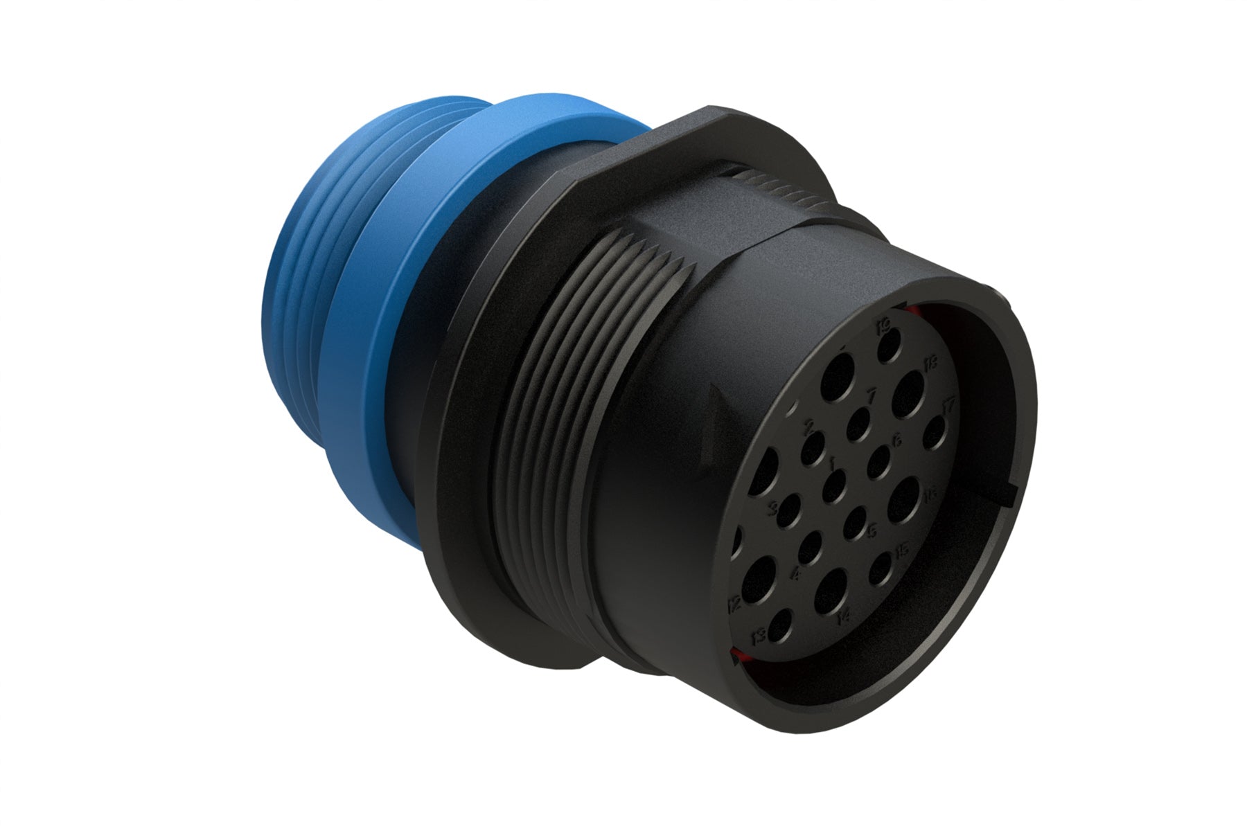 AHDP04-24-19SR-STA 19 Position Receptacle, Socket, Shell Size 24, Redu ...
