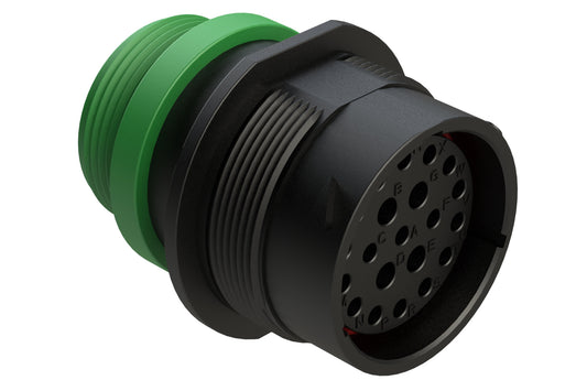 AHDP04-24-21SN-STA 21 Position Receptacle, Socket, Shell Size 24, Normal Diameter Seal (Green Adapter), Small Thread Adapter. HDP24-24-21SN-L015