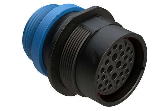 AHDP04-24-29SR-STA 29 Position Receptacle, Socket, Reduced Diameter Seal (Blue Adapter), Small Thread Adapter. HDP24-24-29SE-L015