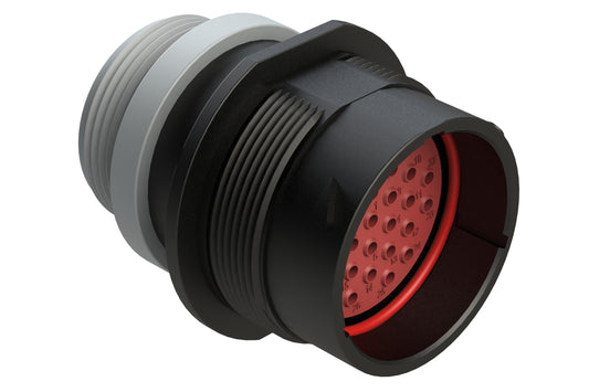 AHDP04-24-31PT-STA 31 Position Receptacle, Pin, Shell Size 24, Thin Diameter Seal (Grey Adapter), Small Thread Adapter. HDP24-24-31PT-L015