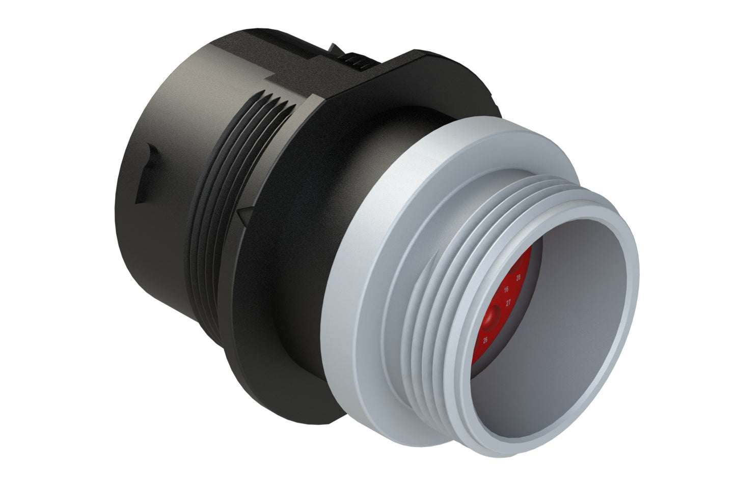 AHDP04-24-31PT-STA 31 Position Receptacle, Pin, Shell Size 24, Thin Diameter Seal (Grey Adapter), Small Thread Adapter. HDP24-24-31PT-L015