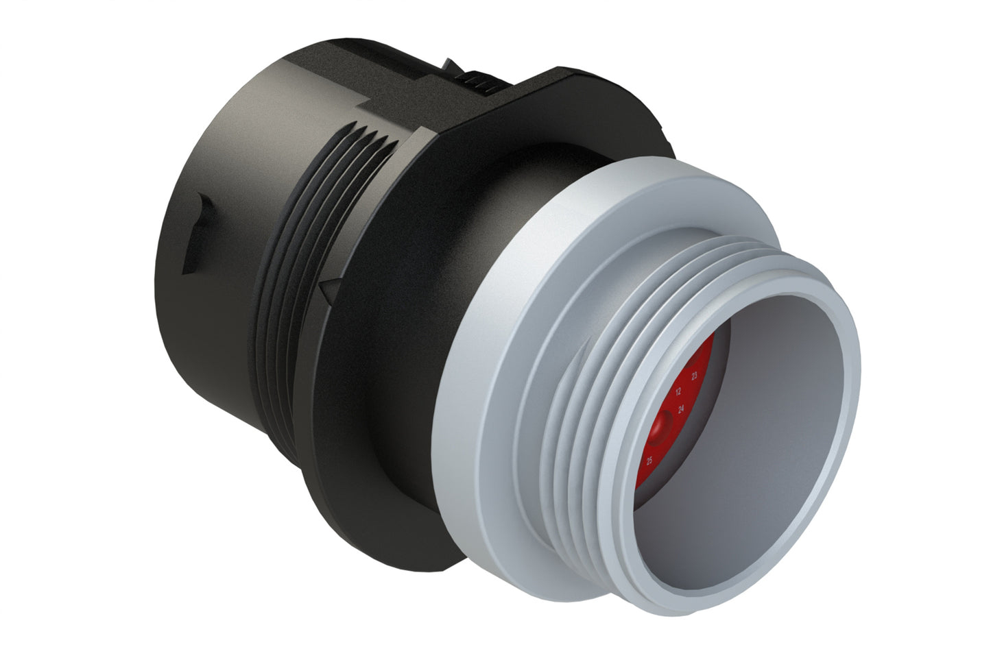 AHDP04-24-31ST-STA 31 Position Receptacle, Socket, Shell Size 24, Thin Diameter Seal (Grey Adapter), Small Thread Adapter. HDP24-24-31ST-L015