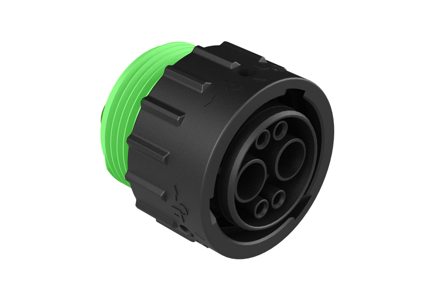 AHDP06-18-06SN-WTA 6 Position Plug, Socket, Shell Size 18, Normal Diameter Seal (Green Adapter), Wide Thread Adapter. HDP26-18-6SN-L024