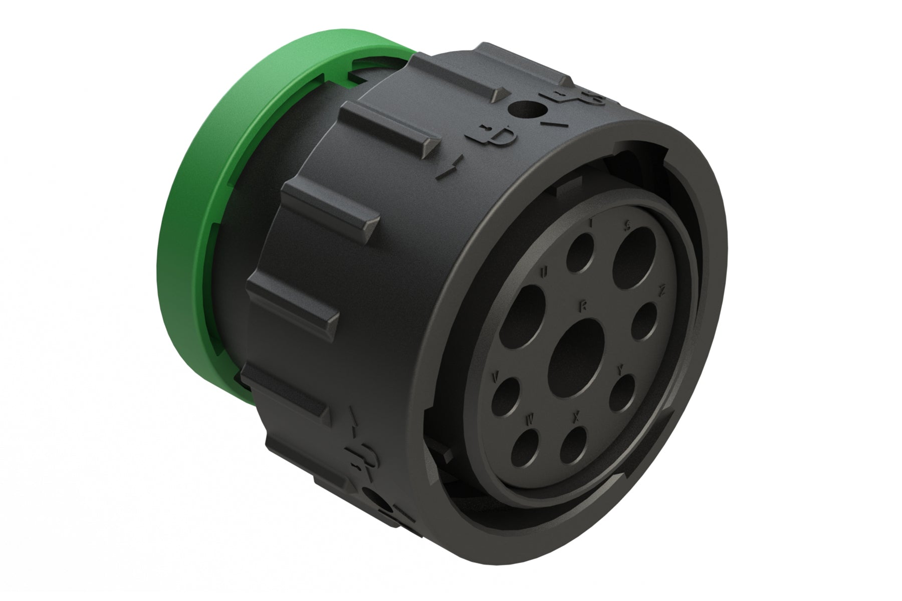 AHDP06-24-09SN-BRA 9 Position Plug, Socket, Shell Size 24, Normal Diam ...