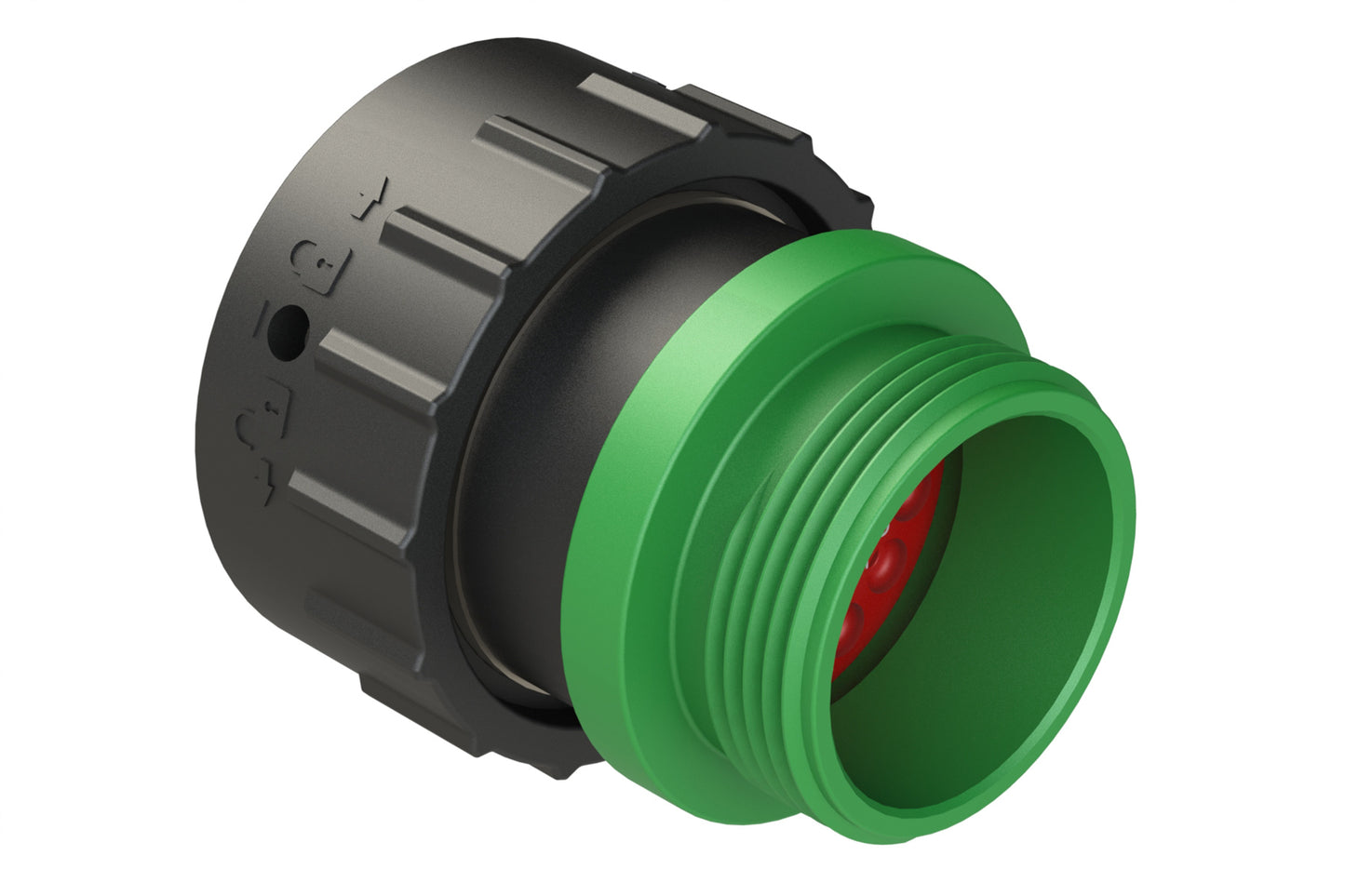 AHDP06-24-21PN-STA 21 Position Plug, Pin, Shell Size 24, Normal Diameter Seal (Green Adapter), Small Thread Adapter. HDP26-24-21PN-L015