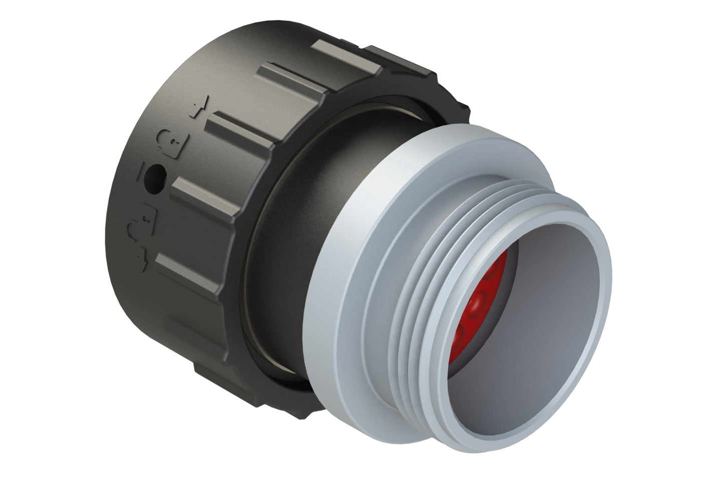 AHDP06-24-23PT-STA 23 Position Plug, Pin, Shell Size 24, Thin Diameter Seal (Grey Adapter), Small Thread Adapter. HDP26-24-23PT-L015