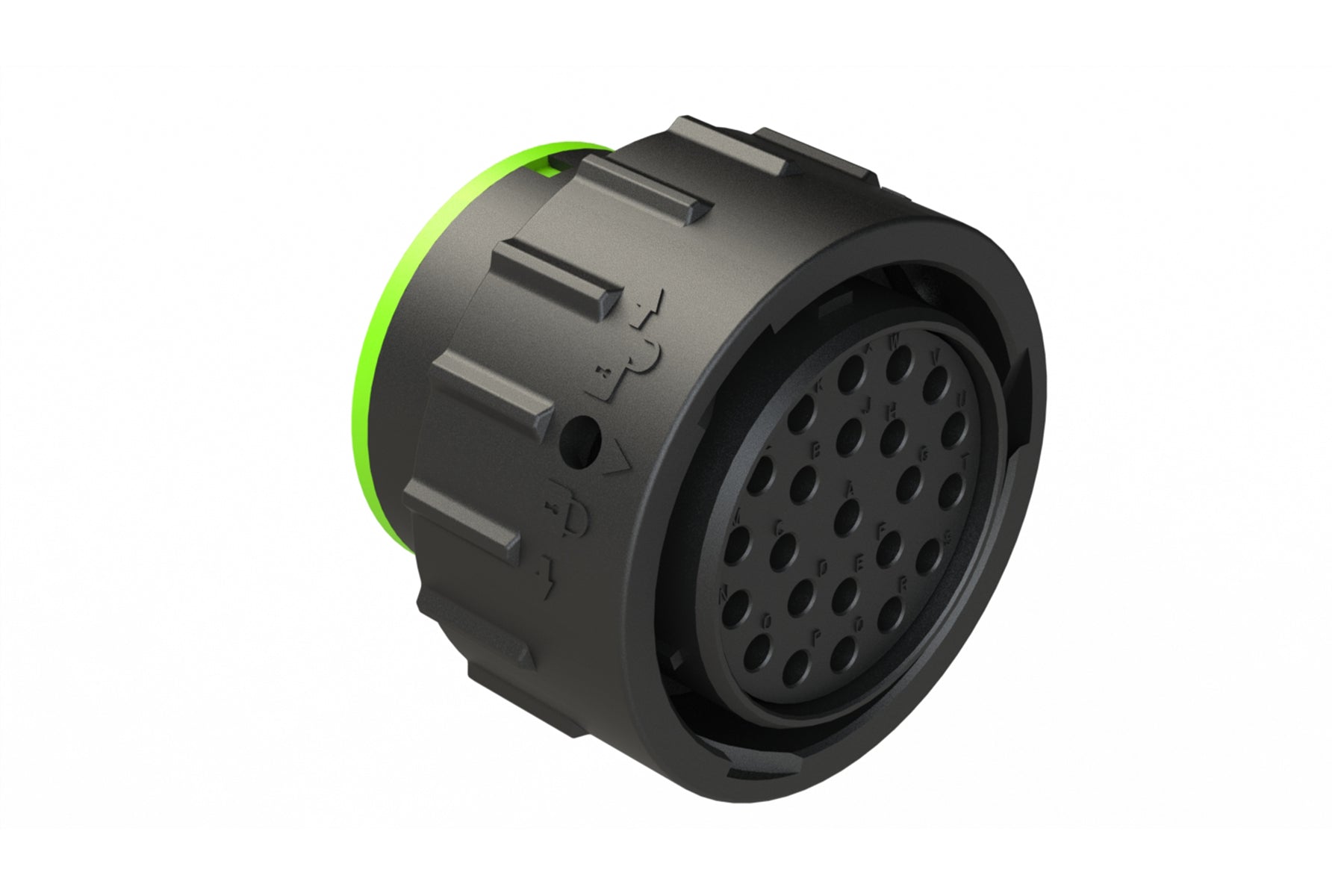 AHDP06-24-23SN-SRA 23 Position Plug, Socket, Shell Size 24, Normal Dia ...