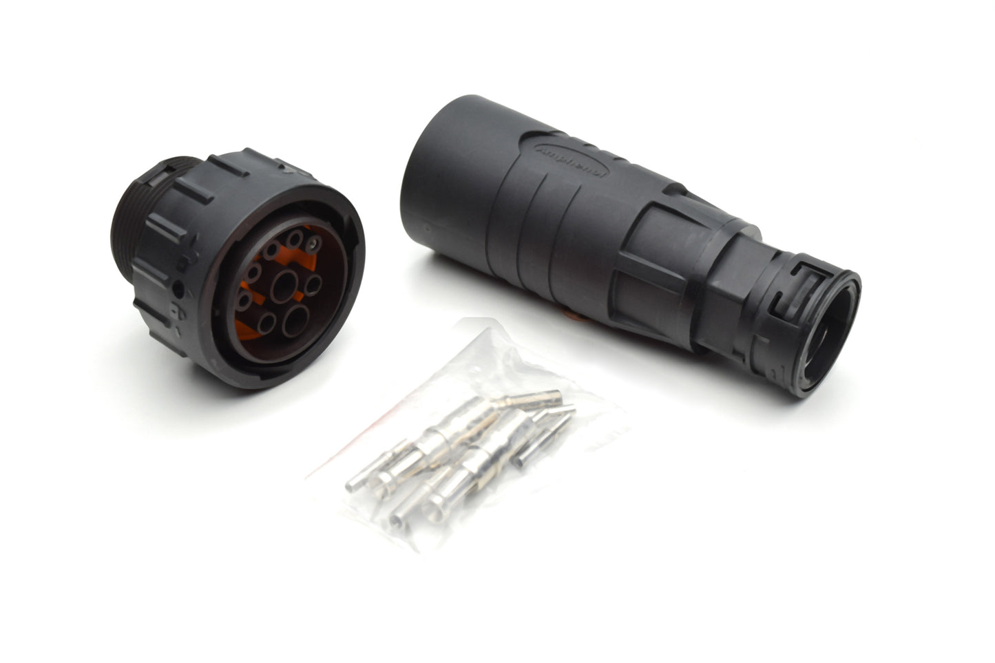 AHDP06-24-91S-BS3-K06M Isobus connector with conduit adapter NW23, Kit incl. Contacts (2x VN 02 036 0026 6 ; 2x AT62-203-12141; 4x AT62-201-16141)