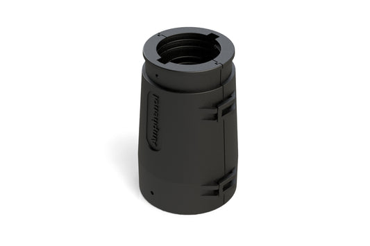 AHDPBS-010-2405 Size 24 Backshell, Conduit snap over straight (*-WTA Series). 2428-010-2405
