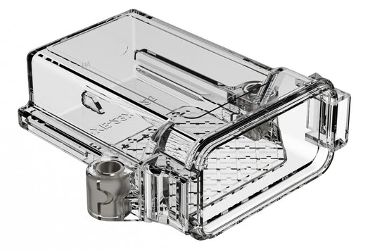 AIPXE-23X325A-E017 PCB Enclosure without Vent Holes, Small (117.6mm x 114.0mm x 34.75mm), Clear, Natural Polycarbonate