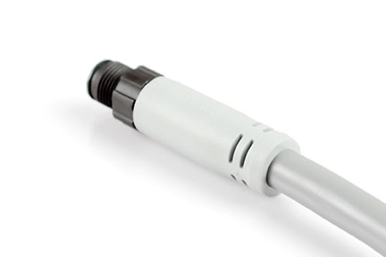 AM-N05P-M0.3 M12 Single ended Cable Assembly, 5 Positions, NMEA 2000 Plug, Male Pin, 0.3 Meter length