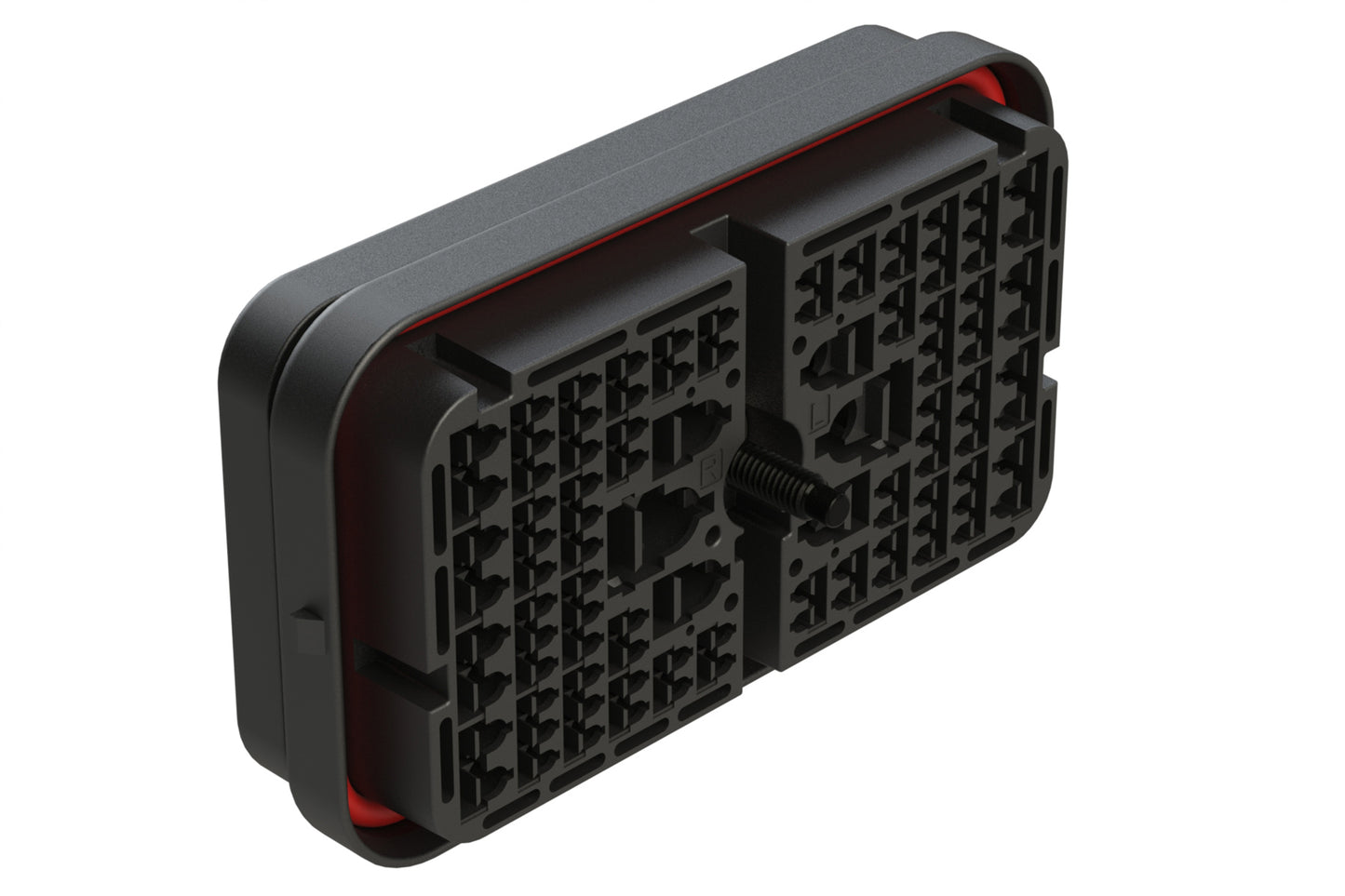 ARB16-102SAR-L018 102 Position Plug, Reduced Diameter Seal, Keyed A, Black. DRB16-102SAE-L018