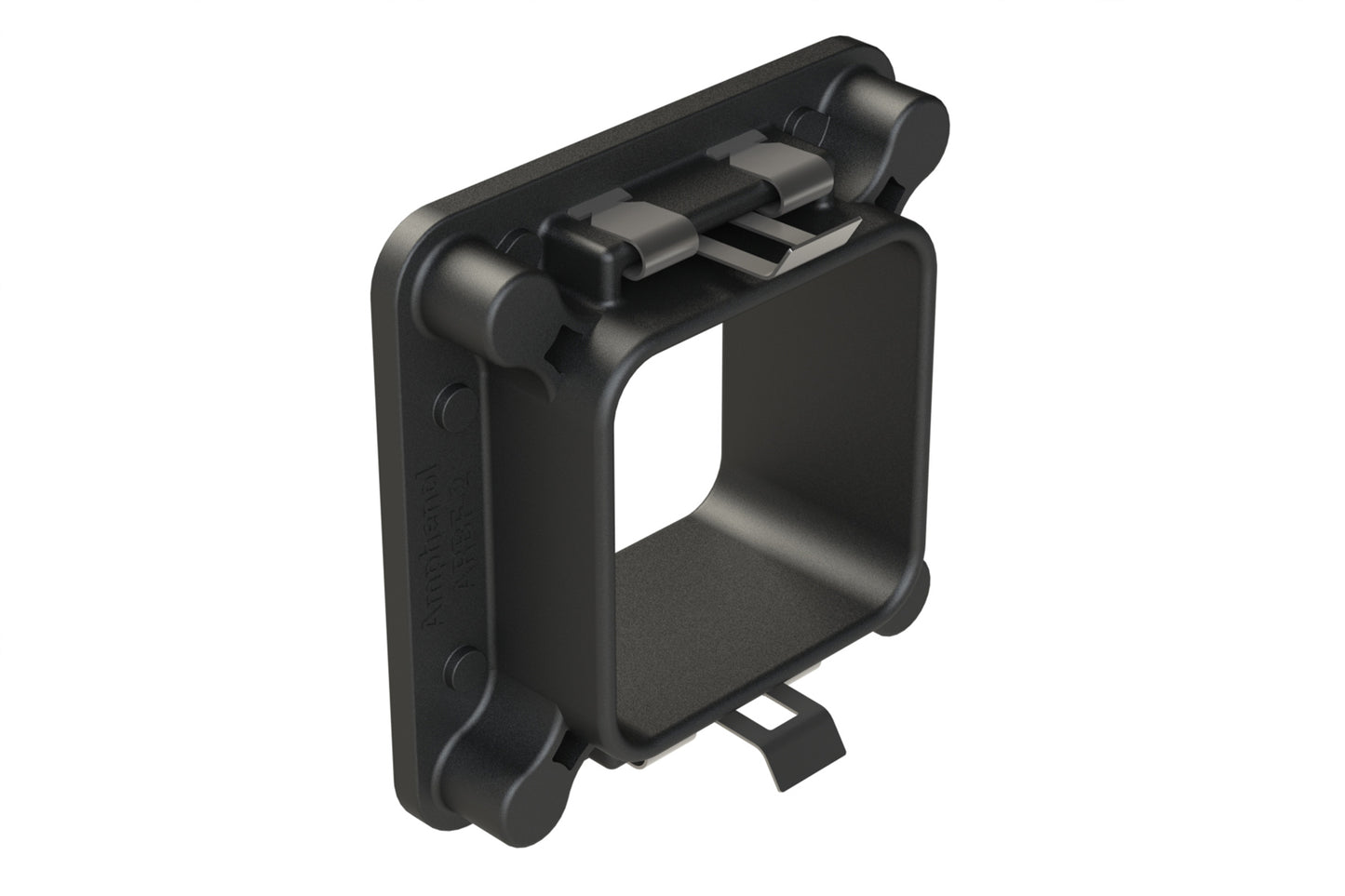 ARBF-2B Interface Flange for 48, 60 Position Receptacles, Keyed B, Black. DRBF-2B