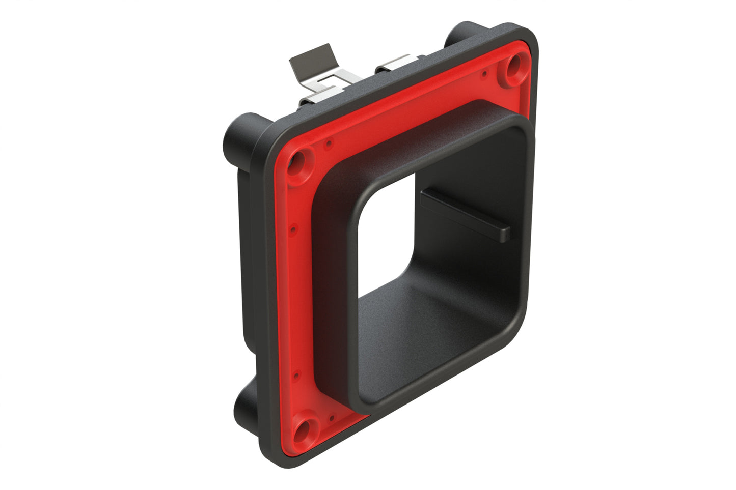 ARBF-2C Interface Flange for 48, 60 Position Receptacles, Keyed C, Black. DRBF-2C