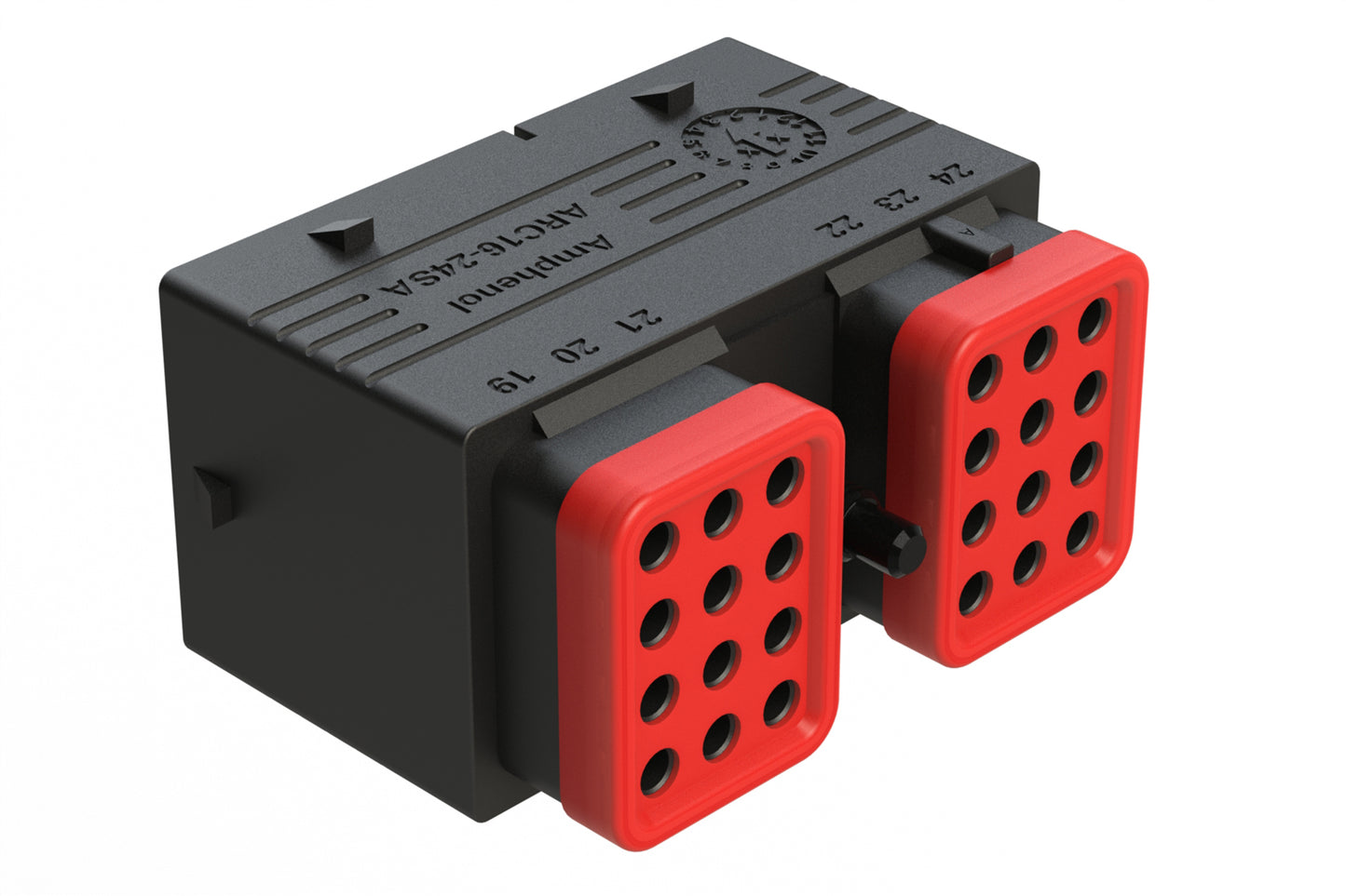 ARC16-24SA-P013 24 Position Plug, Socket Contact, Size 16, Jackscrew, Bonded Front Seal, Keyed A. DRC16-24SA-P013