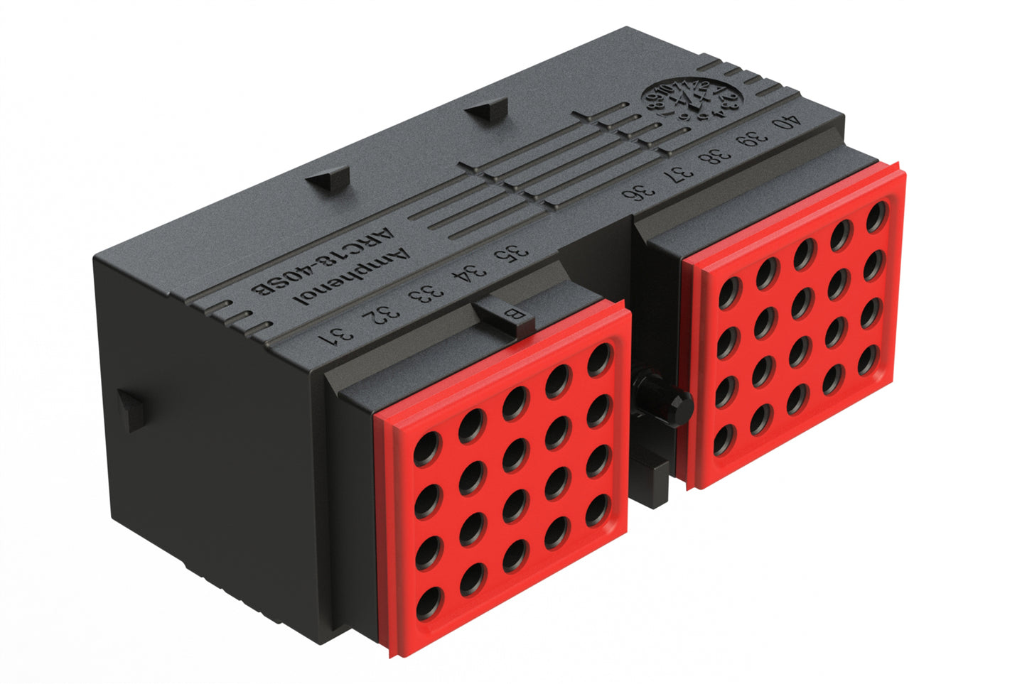ARC18-40SBR-P013 40 Position Plug, Socket Contact, Size 16, Jackscrew, Bonded Front Seal, Keyed B, Reduced Diameter Rear Seal. DRC18-40SBE-P013
