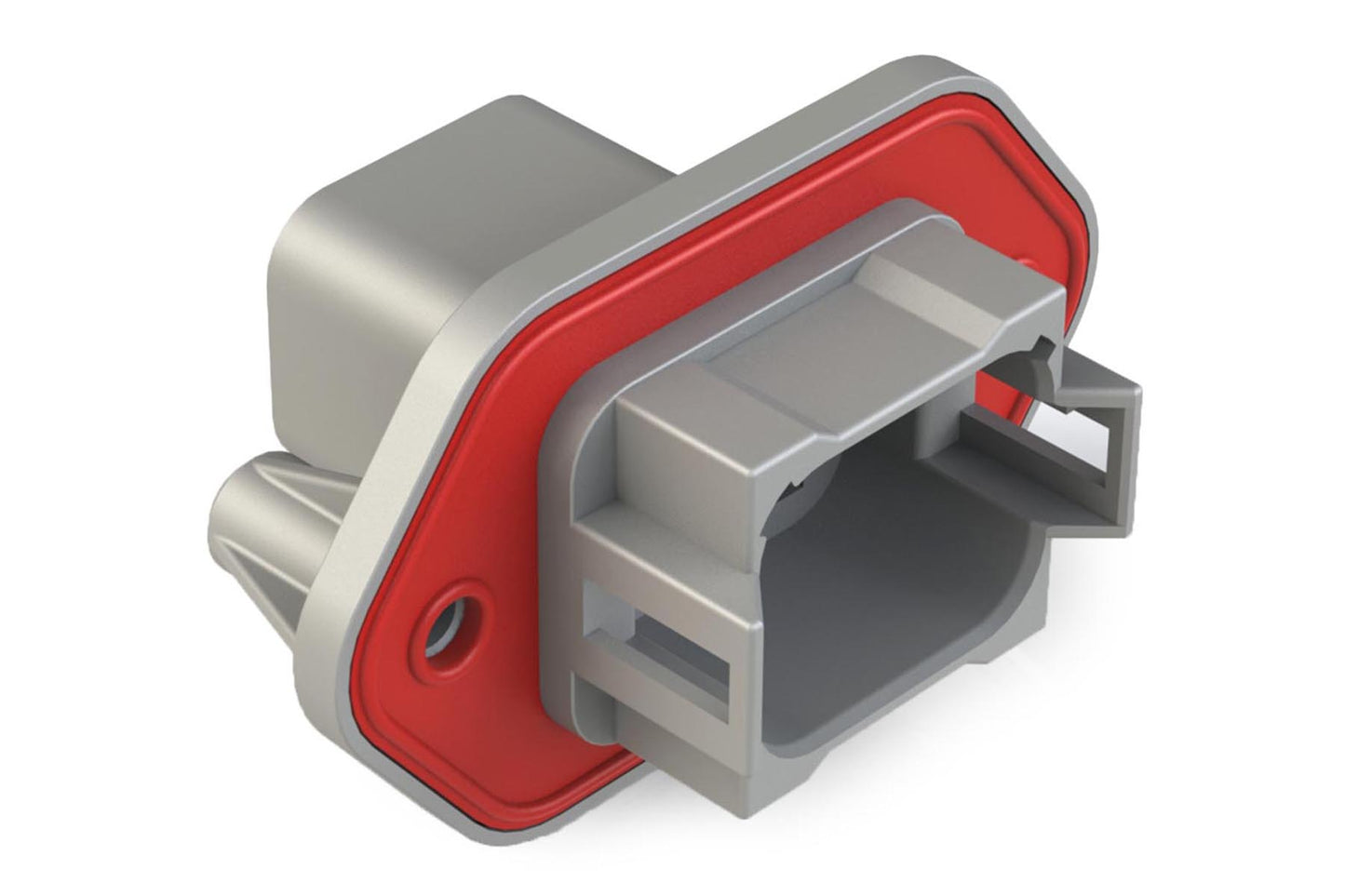 AT04-08PA-PM11 8 Position Receptacle, Pin, Nickel, Panel Mount, Self-Threading, Keyed A
