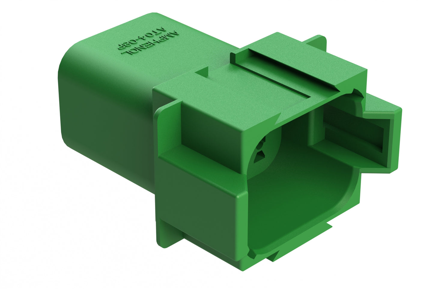 AT04-08PC 8-Way Receptacle, Male Connector with C Position Key, Grey. DT04-08PC