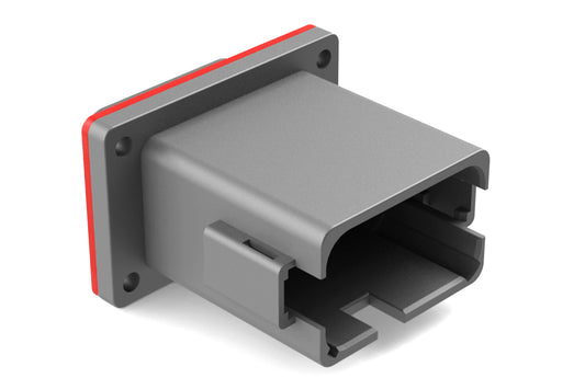 AT04-12PA-PM02 12 Position Receptacle, Panel Mount, Reduced Diameter, Keyed A