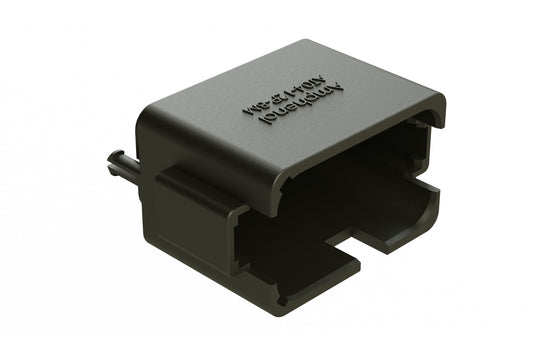 AT04-12PB-BM01 12 Position PCB Flangeless (Snap Fit) Board Mount Receptacle, Pin, Gold Plated Contacts Included, No Potting, Black. DTF15-12PB-G003