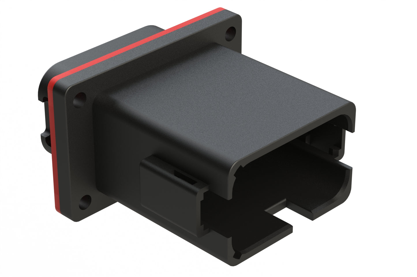 AT04-12PB-PM01-EC01 12 Position Panel Mount Receptacle, Pin, Keyed B, End Cap