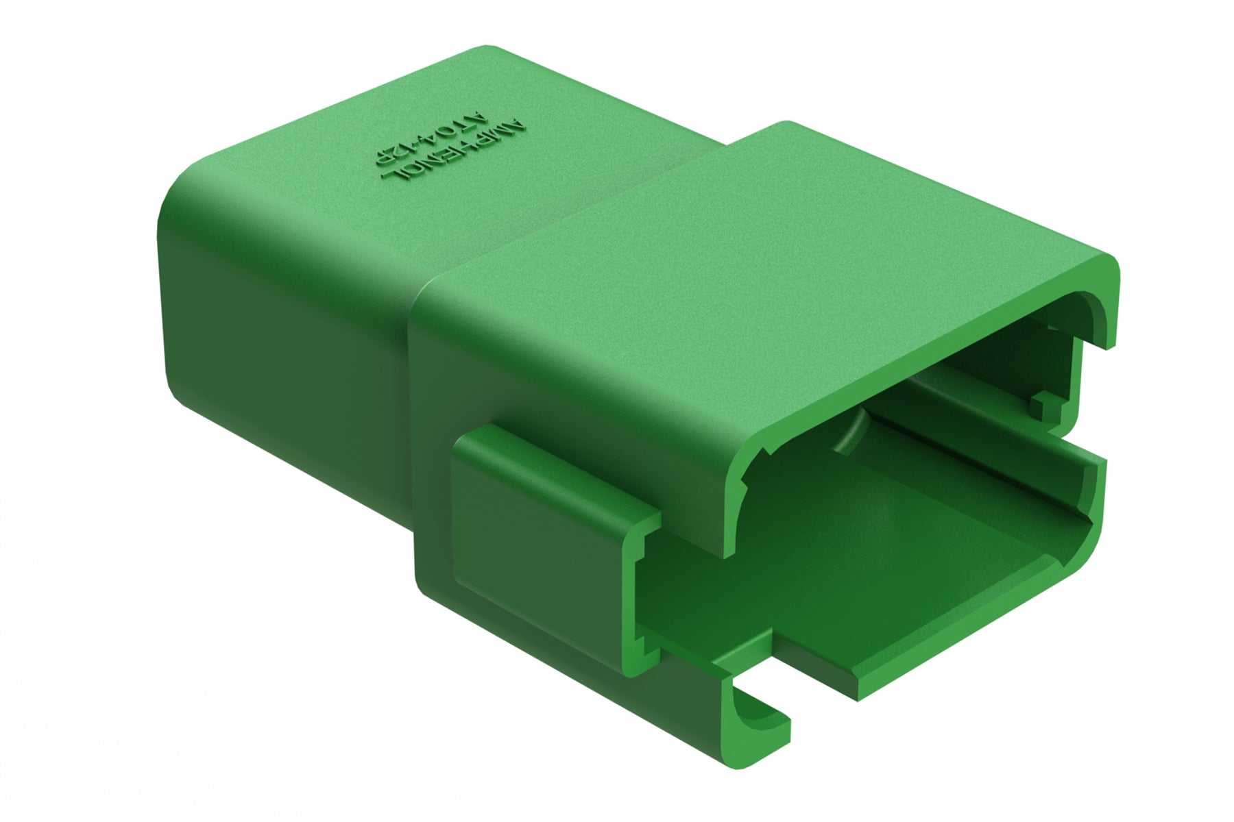 AT04-12PD-GRN 12-Way Receptacle, Male Connector with D Position Key, E ...