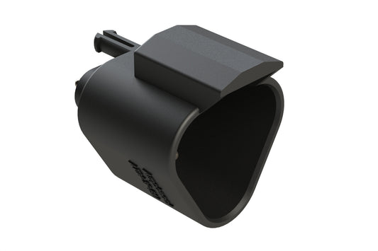 AT04-3P-BM03P 3 Position PCB Receptacle, Pin, Straight, Nickel Plated, Snap-Fit, Black